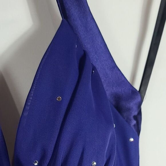 Taboo Purple Halter Evening & Formal Dresses - Picture 2 of 6